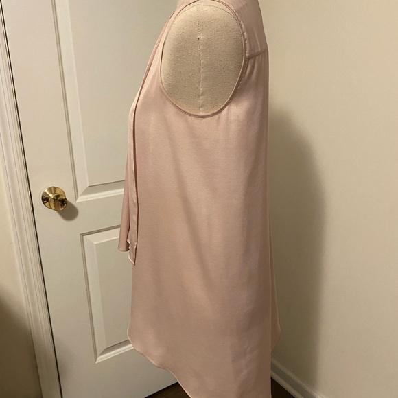 BCBG Max Azria silk tunic, size S pale pink - Picture 3 of 5